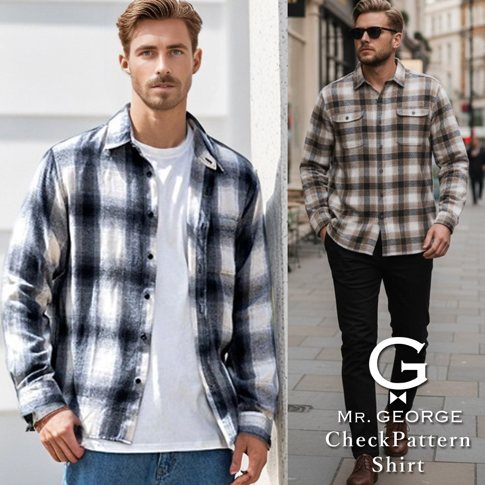 楽天市場】20/ネル ブロックチェック ワークシャツ（ブルー） -VINTAGE