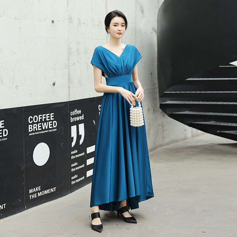 ロング ドレス フレンチスリーブ パーティー エレガント colorfuldress252_1.jpg