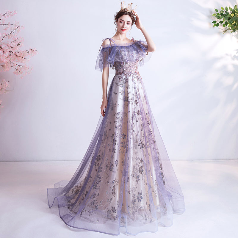 人気no 1 本体 楽天市場 結婚式 ワンピース ウエディングドレス パーティードレス ワンピース パープル 吊りスカート フォーマルドレス ウェディングドレス お呼ばれ ドレス フォーマル 服 総レース レース 服装 カラーフォーマル ミセス 他と被らない 大人 上品 代