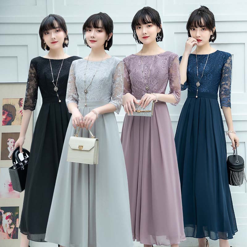 楽天市場 パーティードレス 大きいサイズ 体型カバー パーティー お呼ばれ ドレス 結婚式 ワンピース シンプル きれいめ フォーマル ママ 母 春夏 秋 大人 可愛い 半袖 袖あり お呼ばれドレス Schik