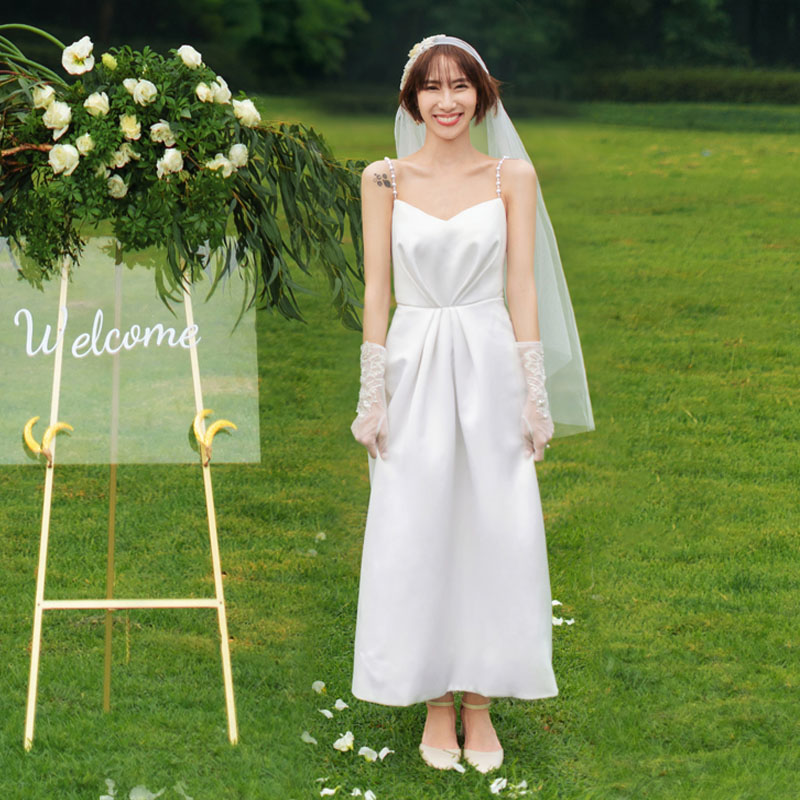 21年新作 パーティードレス ブライダル 結婚式 サテン ワンピース レディース リゾートドレス 二次会 ロングドレス フォーマルドレス 上品 ワンピース 吊りスカート ドレス 前撮り 花嫁 ウェディングドレス 海外挙式 ビンテージ ビーチフォト 成人式 Vestido296 Ne7na Com