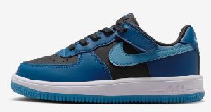 ナイキ フォース 1 LOW イージーオン　PS NIKE FORCE1 LOW EASY ON PS ブラック/コートブルー/ホワイト/ダッチブルー