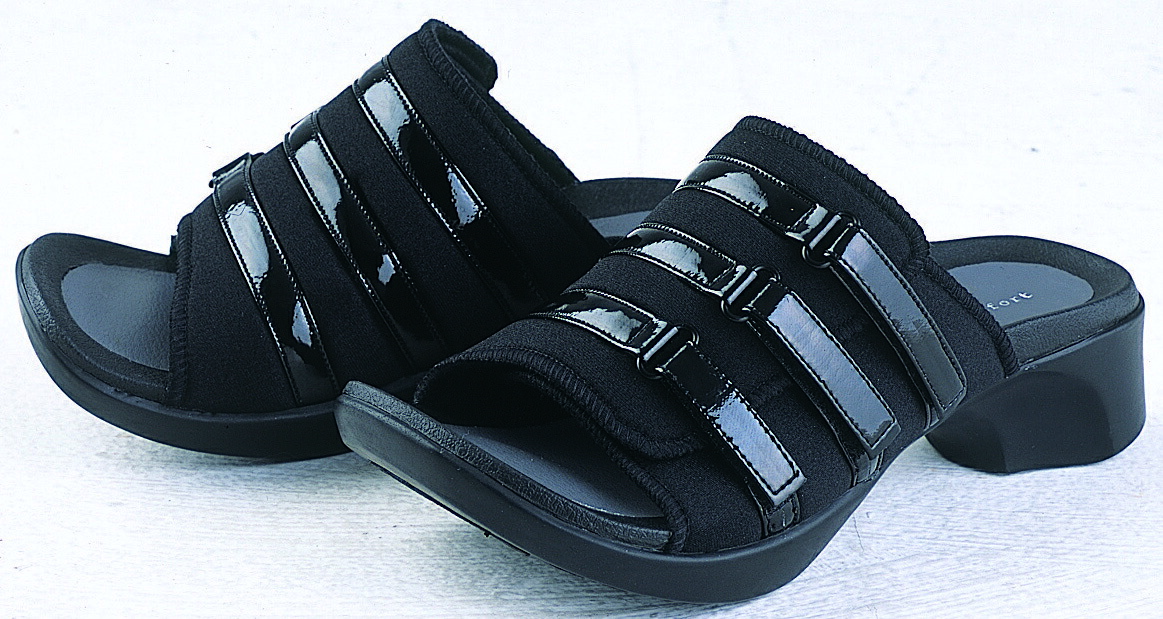 アーチサポートサンダル　Ｌ（２４．５～２５．５ｃｍ）　黒【取り寄せ商品A】