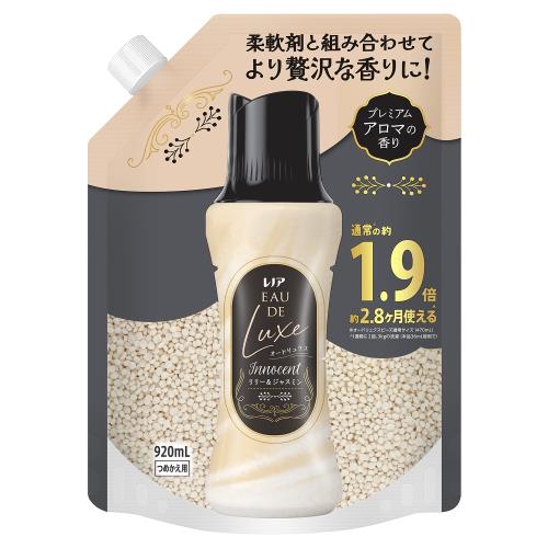 【容れもの売りわたす】【１容れもの８個入】Ｐ＆Ｇ レノアオードリュクスアロマジュエル イノセントリリー＆ジャスミンの芳ばしさつめかえ用特大大いさ ９２０ｍＬ（洗い濯ぎ中性洗剤） 柔軟剤入り洗剤-日用品雑貨・文房具・手芸-洗濯用洗剤・柔軟剤