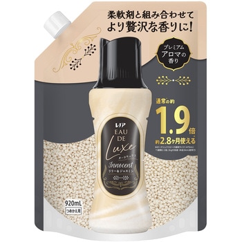 【ケース販売】【１ケース８個入】Ｐ＆Ｇ　レノアオードリュクスアロマジュエル　エターナルホワイトムスク＆アプリコットの香りつめかえ用特大サイズ　９２０ｍＬ（洗濯洗剤）｜シェーンコスメ