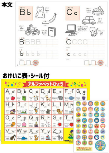 楽天市場 えいご Abc B5判 学研 おけいこノート 知育ドリル ａｂｃ N025 68 幼児能力開発シリーズ 英語ドリル アルファベットの大文字 小文字を読み書きする練習 スクールｔｏｗｎ