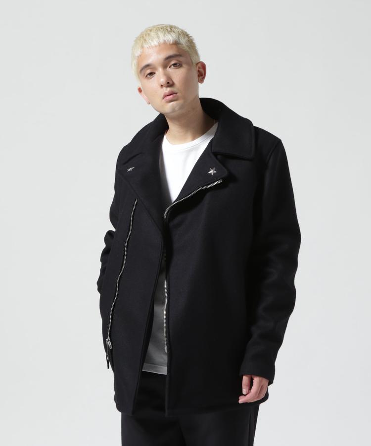Schott CPOジャケット サイズ42 ネイビー ジッパー付き　USA製 Schott CPOジャケット サイズ42 ネイビー ジッパー付き USA製