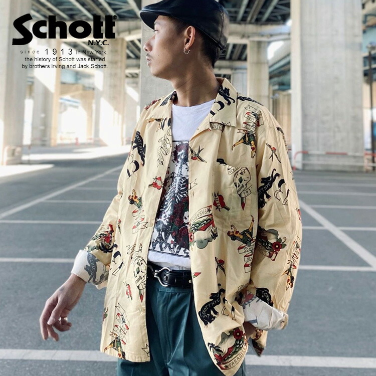 ブランド schott - 定価22000円 Schott ショット アロハシャツ の通販