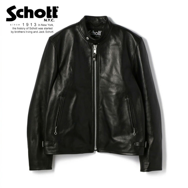 楽天市場】Schott/ショット 公式通販 | 『人気のバワリー』ビッグシルエットなサイズ感でざっくりと着こなして頂きたいアイテム LEATHER  JACKET BOWERY/レザージャケット バワリー MA-1 ミリタリージャケット フライトジャケット 革ジャン : Schott