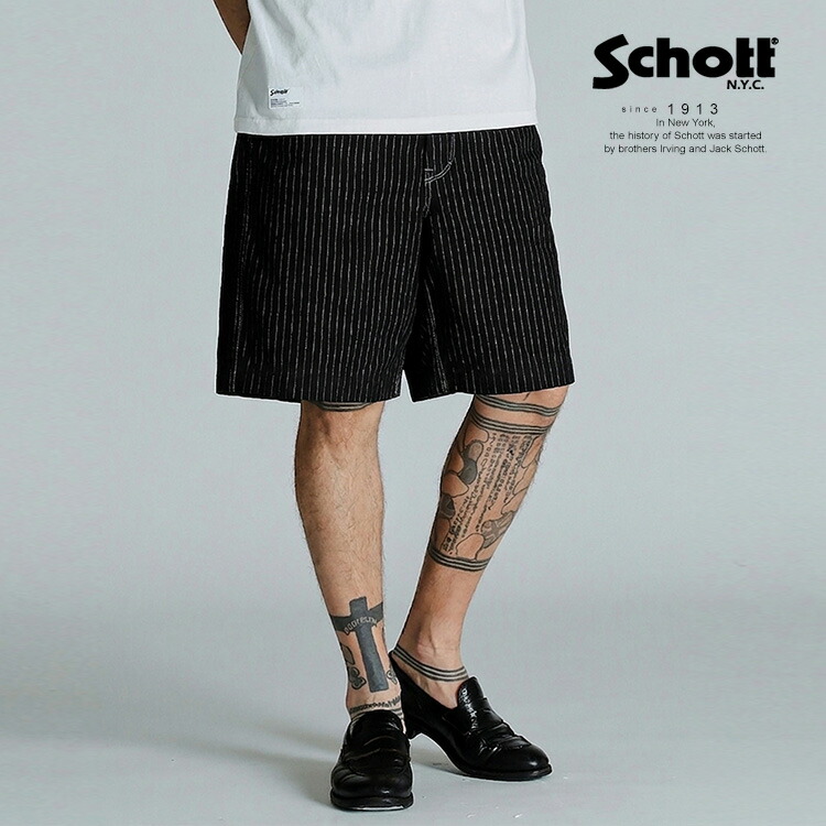 Schott/ショット 公式通販 |OLD HICKORY DENIM SHORTS/オールドヒッコリー デニムショーツ|Schott