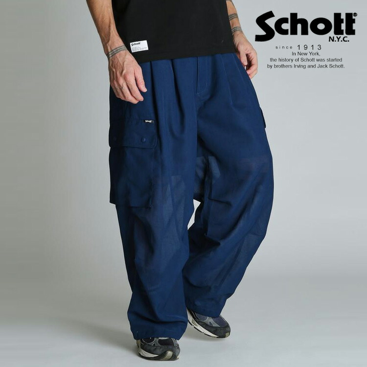 Schott/ショット 公式通販 |CHIFFON CARGO PANTS/シフォン カーゴパンツ｜Schott