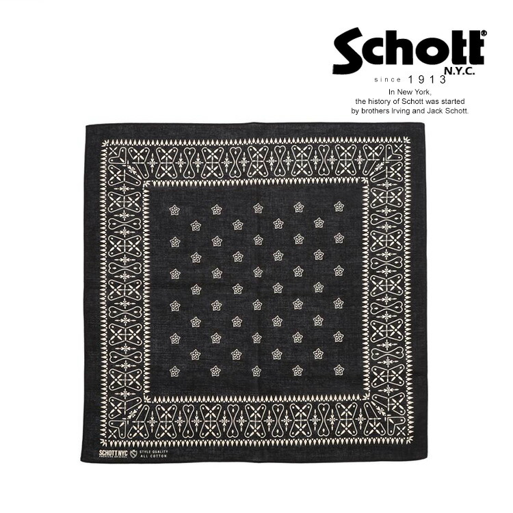 楽天市場】SCHOTT／ショット／SILK BANDANA