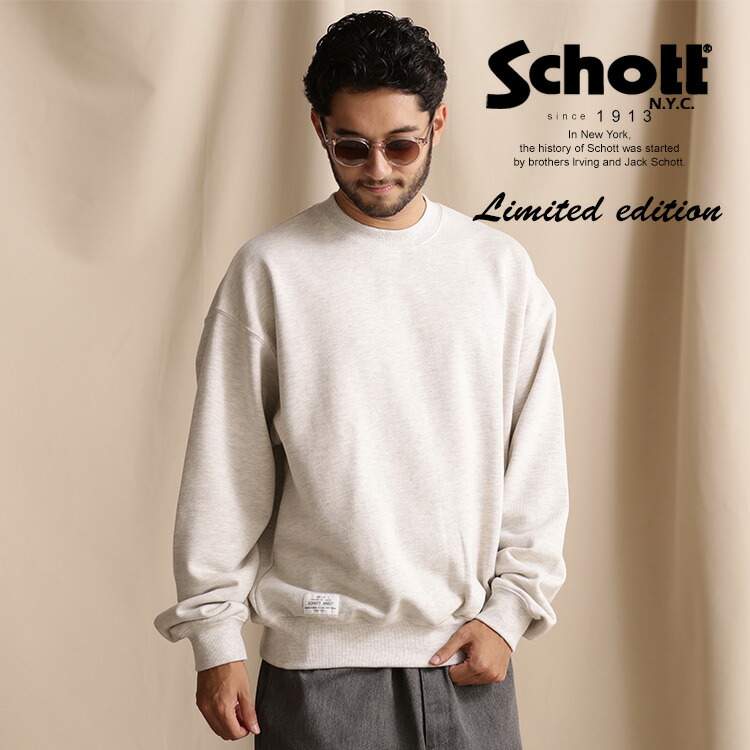 楽天市場】☆SALE |Schott/ショット 公式通販|CREW SWEAT 