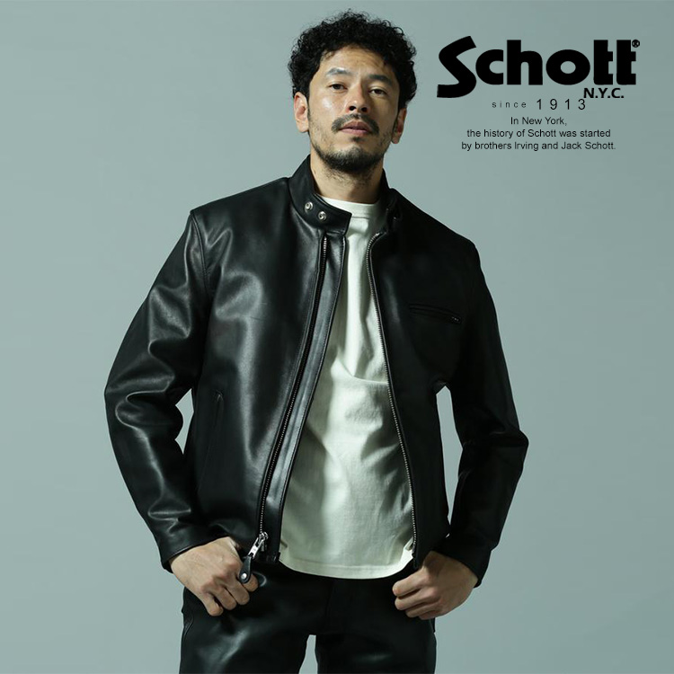 楽天市場】Schott/ショット 公式通販 |HORSE LEATHER CAFE RACE 641XX