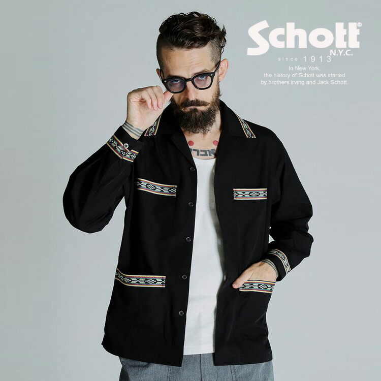 ★SALE|Schott/打つこと 堅苦しさ通信販売 |TC CUBA LS SHIRT/TCキューバ共和国 LSプルオーバー  ※大売り出し品につき取り替えっこ返品不可