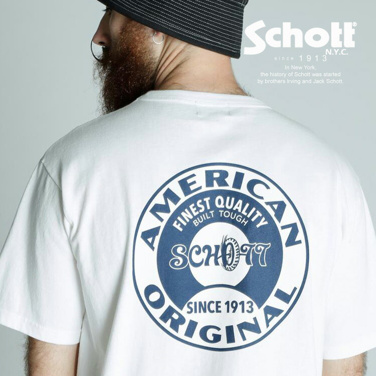 Schott/ショット 公式通販 |T-SHIRT OVALSIGN/オーバルサイン Tシャツ