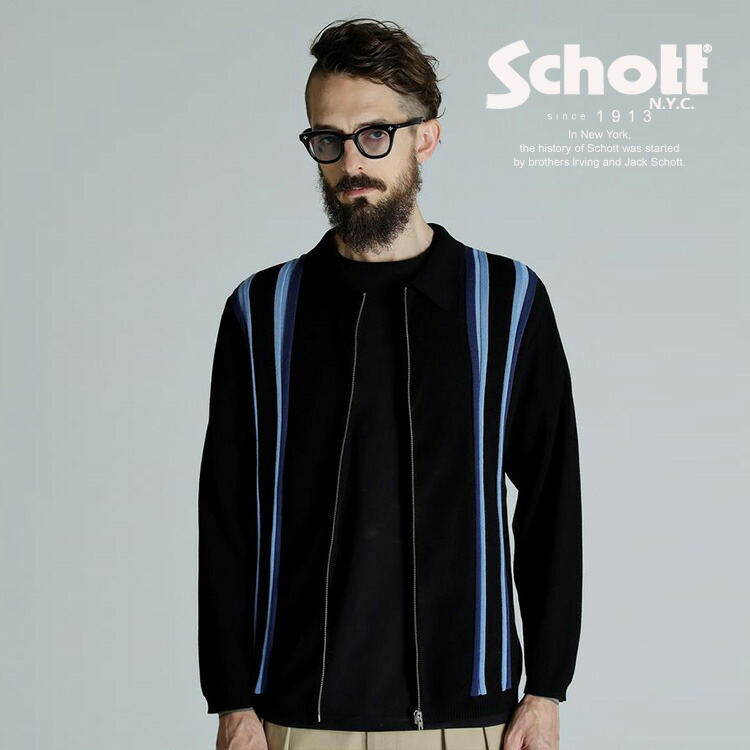 Schott B.S S/S SKIPPER KNIT/スキッパーニット 楽天市場】Schott/ショット 公式通販 |B.S S/S SKIPPER KNIT