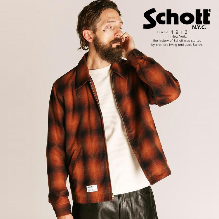 ★SALE|Schott/ショット 公式通販 |OMBRE JACKET/オンブレ ジャケット ※セール品につき交換返品不可 18,480円