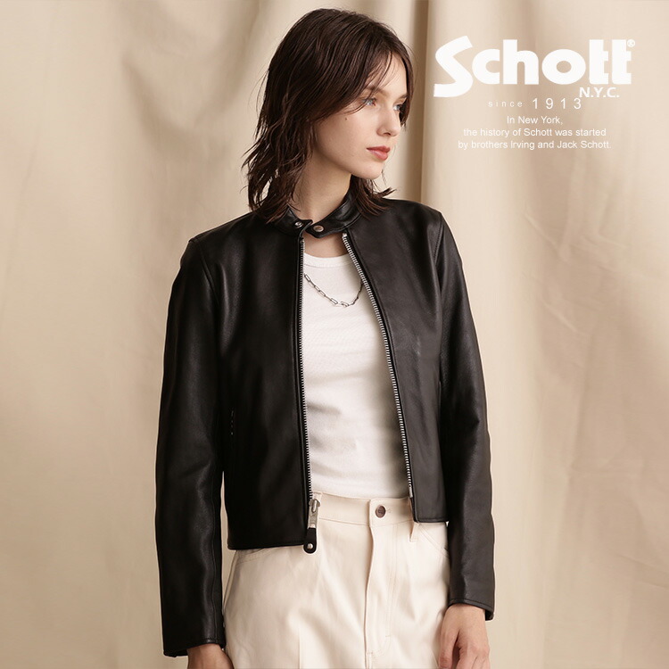 楽天市場】Women's/SINGLE RIDERS/シングルライダース Schott ショット