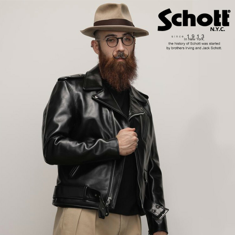 楽天市場】SCHOTT 613UHT HORSEHIDE ONESTAR TALL 7825950018 ホース