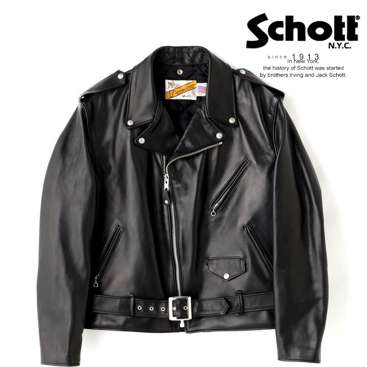 楽天市場】Schott（ショット）#618 ダブルライダース ジャケット