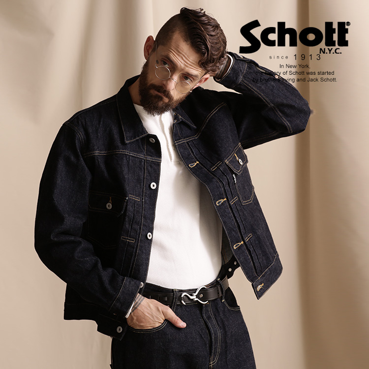 楽天市場】Schott/ショット 公式通販 |直営店限定 |1st DENIM JACKET 