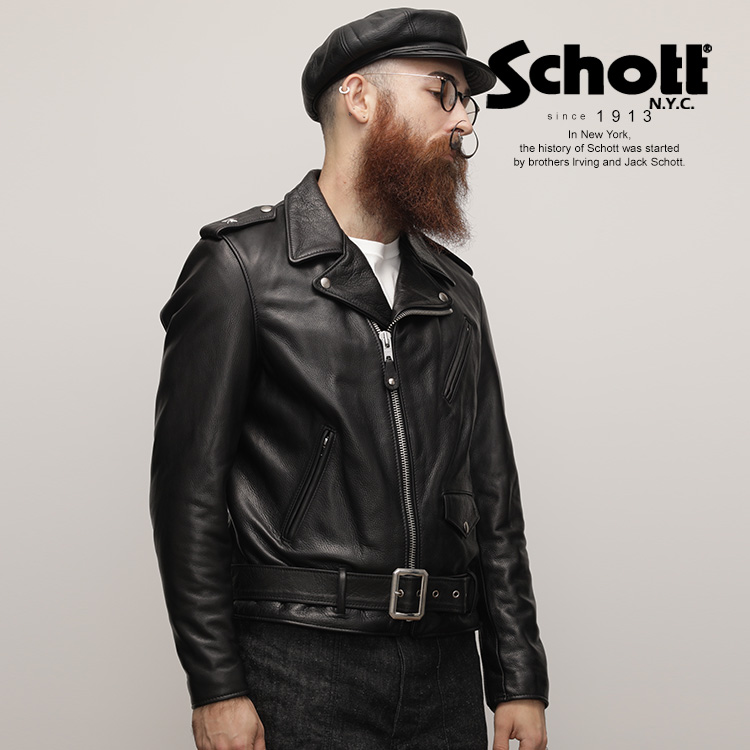 楽天市場】Schott/ショット 公式通販 |LAMB LEATHER COVERALL JACKET 