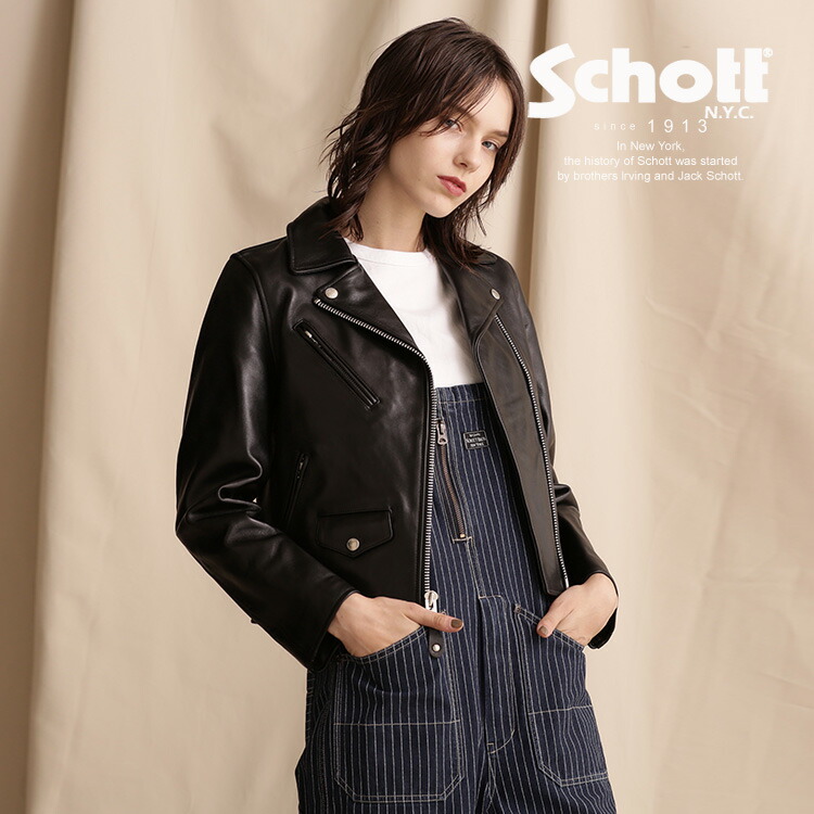 楽天市場】【20%OFF!】ショット ライダース レディース Schott
