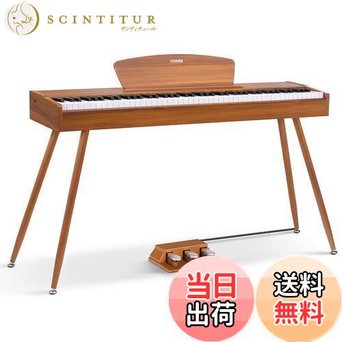楽天市場】【送料無料】Donner 電子ピアノ 88鍵 ハンマーアクッション