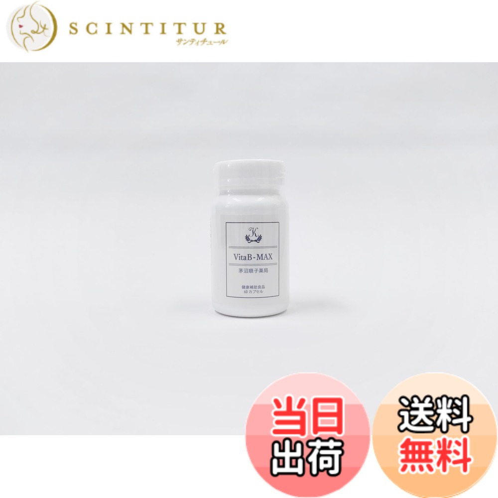 【送料無料】茅沼順子薬局 VitaB-MAX（ビタビーマックス） 60カプセル サイズ：60個