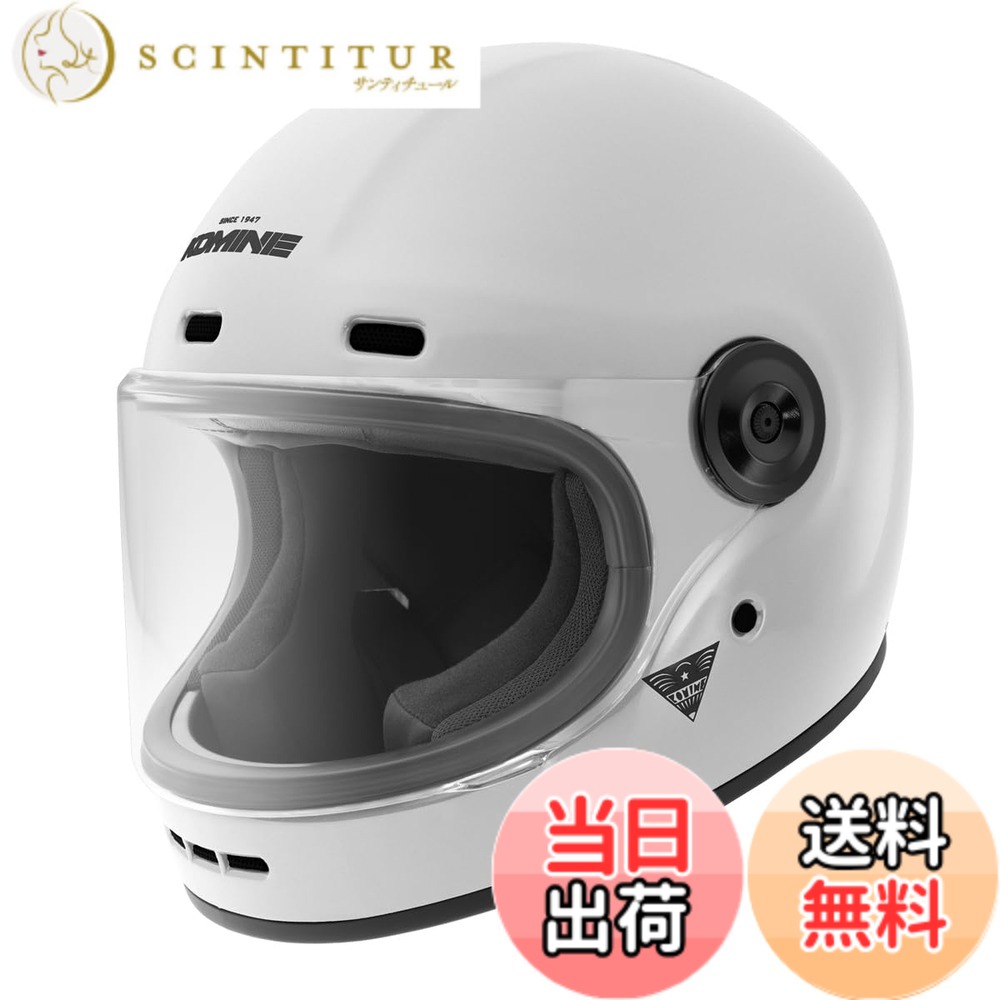 【送料無料】[コミネ] バイク用HK-187 HK-190用 交換用シールド Silver Mirror Free 色：Pearl White、サイズ：XL 15,959円