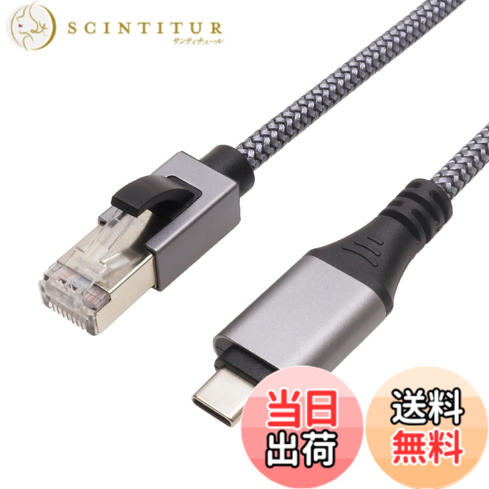 【送料無料】ホーリック LANケーブル UTP カテゴリー6A 色：シルバー、サイズ：10m