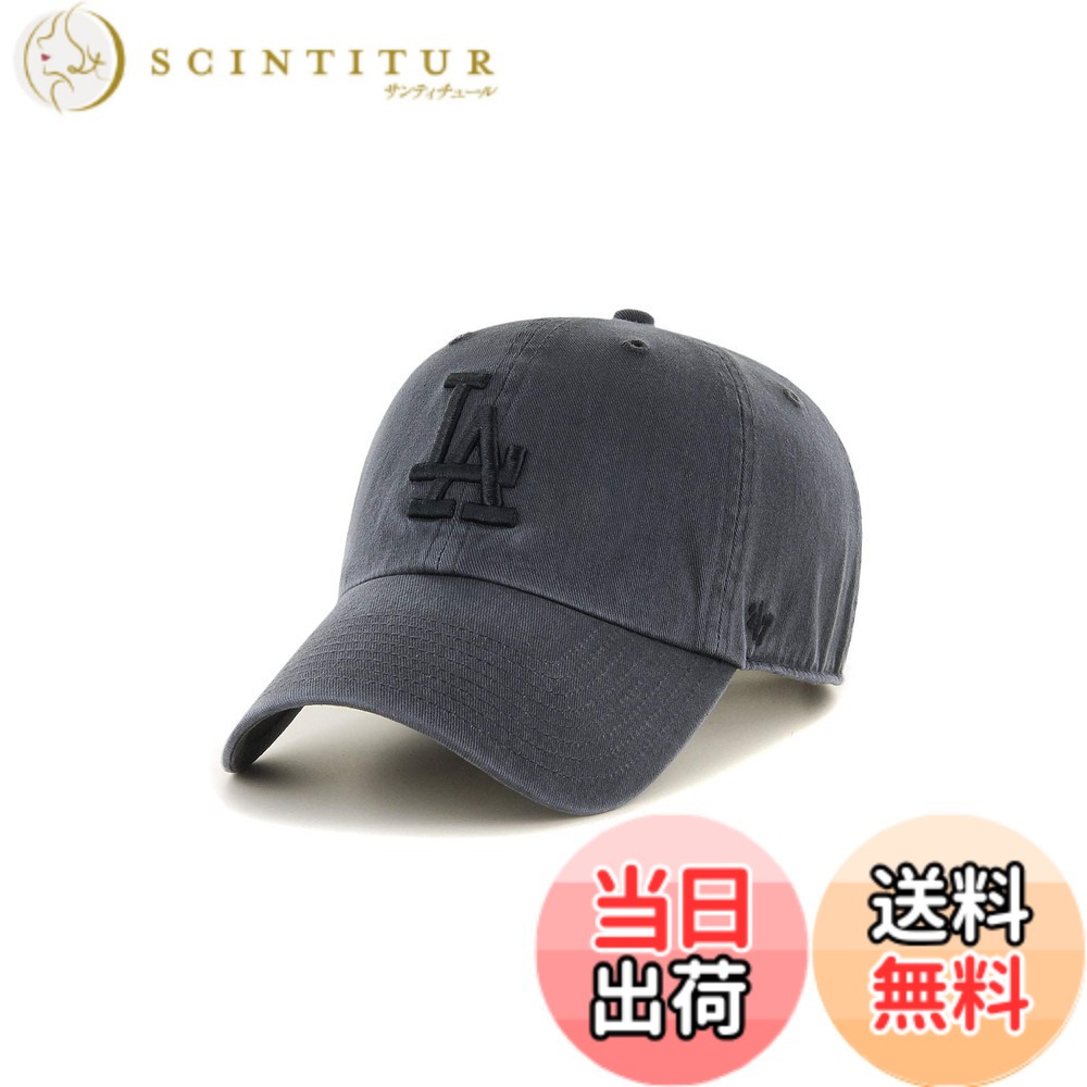 【貨物輸送無料】47 Brand アジャスタブル 旗がしら - CLEAN UP ロサンゼルス・ドジャーズ (天使の都市 Dodgers) 暗灰色 色：暗灰色、大いさ：Free Size