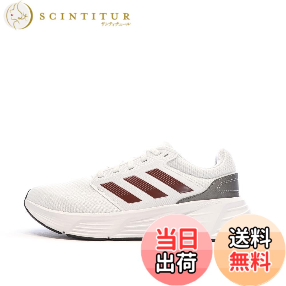 【送料無料】adidas(アディダス) ランニングシューズ ギャラクシー 6 GX7256 メンズ 色：フットウェアホワイト/シャドーレッド/アイアンメタリック(IE8136)、サイズ：28.5 cm
