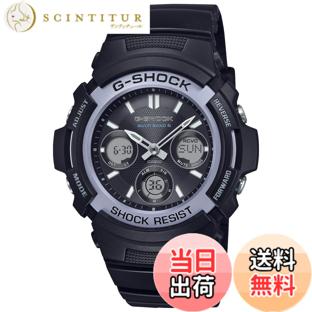 【貨物輸送無料】[カシオ] ウオッチ ジーショック 【国内定まり品】AWG-M100 脂周波数帯域 色：制限事項色合い :黒いこと/青碧