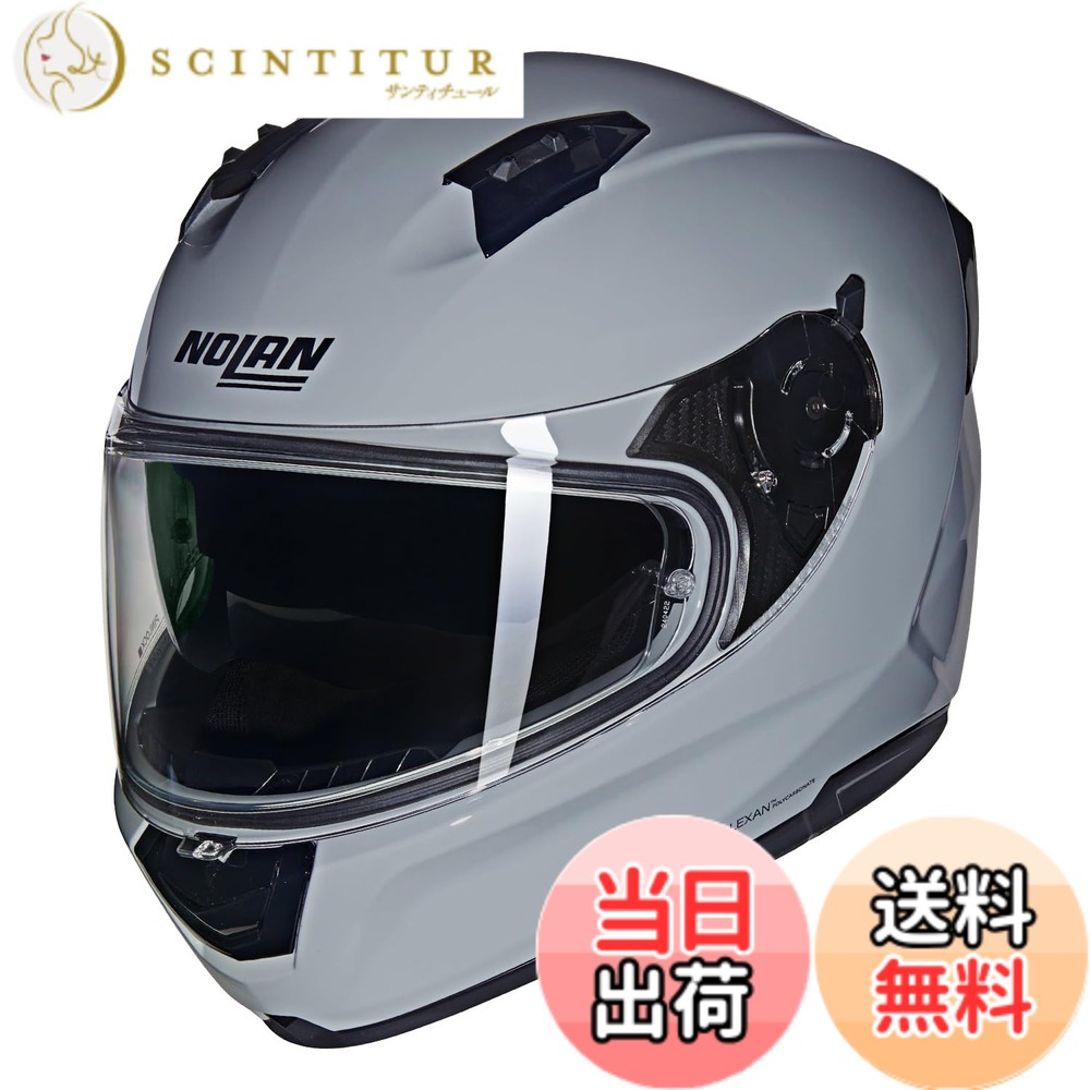 【貨物輸送無料】【国内置き目品】 NOLAN (ノーラン) 自動二輪車用 安全帽 盛りだくさん人間の顔 N60-6 色：GRAY/303、大きさ：M