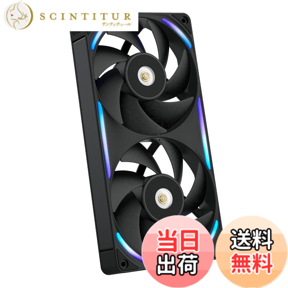 【貨物輸送無料】NZXT F RGB Core White 2気違い積み上げる RGB気違い マイコン入れもの気違い 色：黒いこと、大きさ：240粍