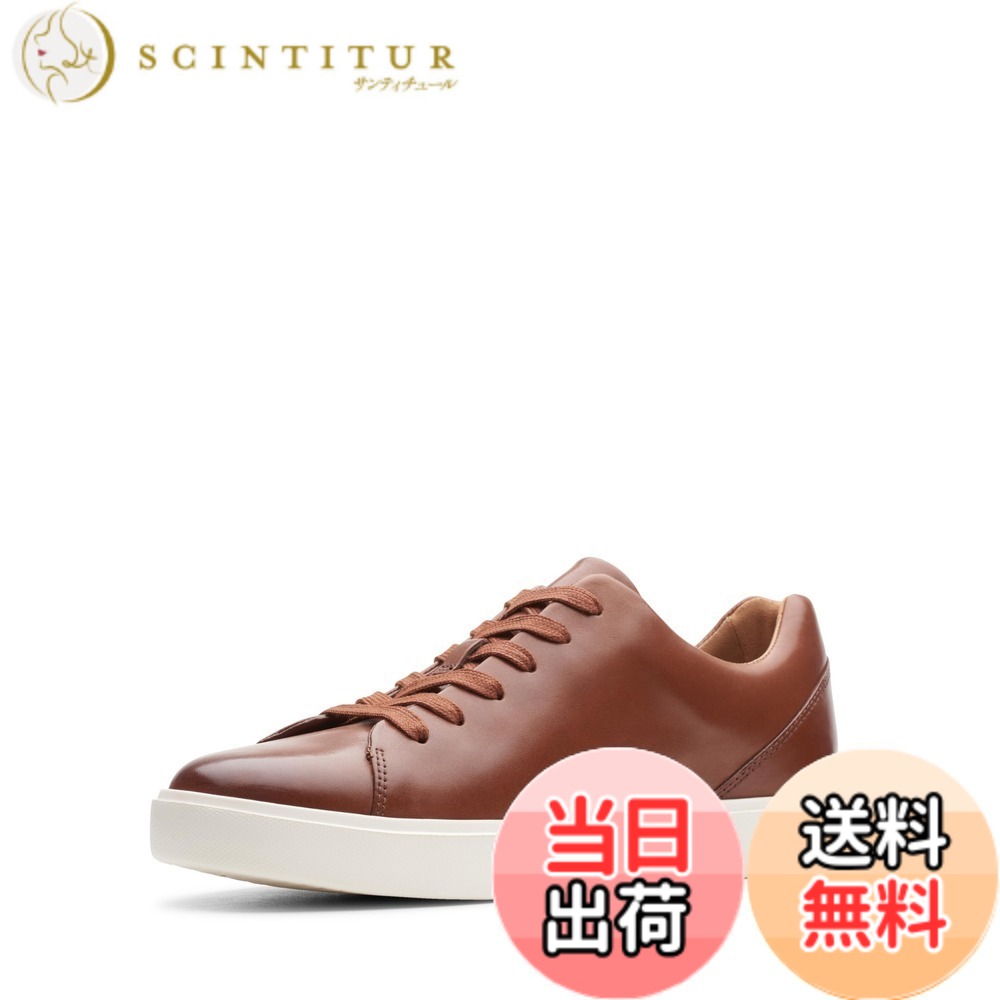 【送料無料】Clarks スニーカー 本革 アンコスタレース メンズ 色：ブリティッシュタンレザー、サイズ：27.0 cm｜サンティチュール