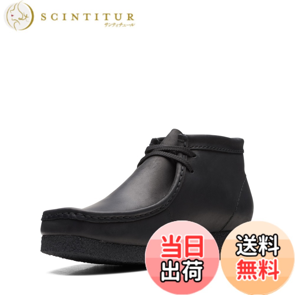 【送料無料】Clarks(クラークス) メンズ シェイカーブーツワラビーブーツ 色：ブラックレザー、サイズ：27.5 cm｜サンティチュール