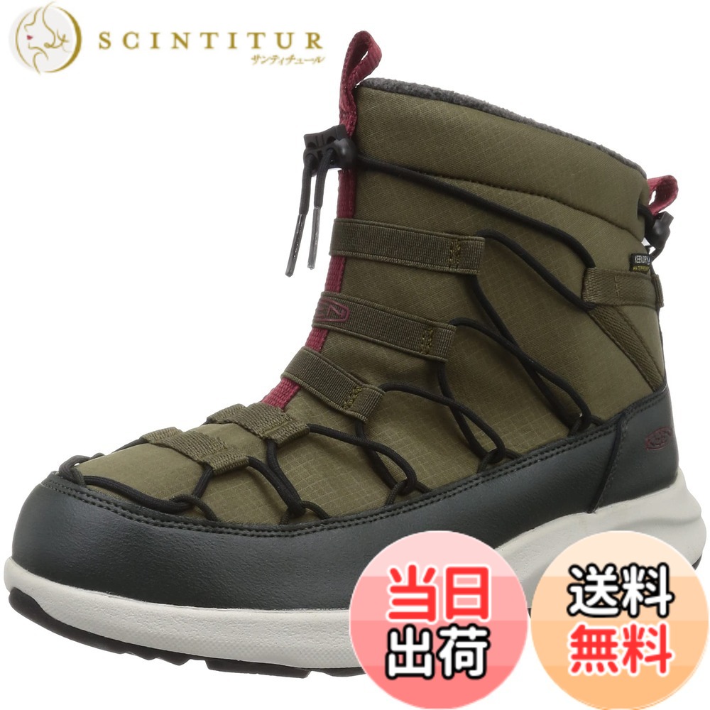 【貨物輸送無料】[キーン] 運動競技サンダル UNEEK SNK CHUKKA WP 特殊 スニーク チャッカ お水校正刷り メンズ 色：DARK OLIVE/ROSIN、大いさ：27.0 珊 ブーツバッグ-ウィンタースポーツ