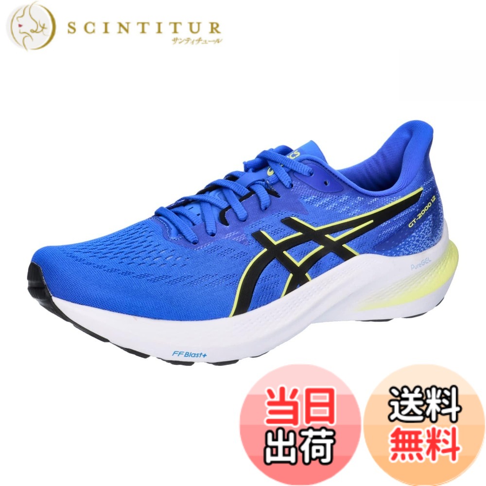 【送料無料】asics(アシックス) メンズ GT-2000 12ランニングシューズ 色：400(イリュージョンブルー/ブラック)、サイズ：28.0 cm 2E