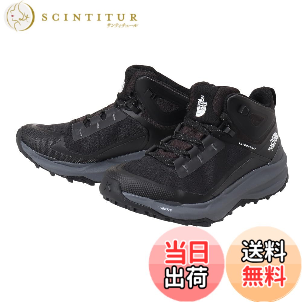 【送料無料】THE NORTH FACE(ザ・ノース・フェイス) レディース W VECTIV Exploris II Mid FUTURELIGHT ウィメンズ ベクティブ エクスプロリス II ミッド フューチャーライト NFW02325 レディーストレッキングシュー 色：TNFブラック/バナディスグレー、サイズ：24.0 cm