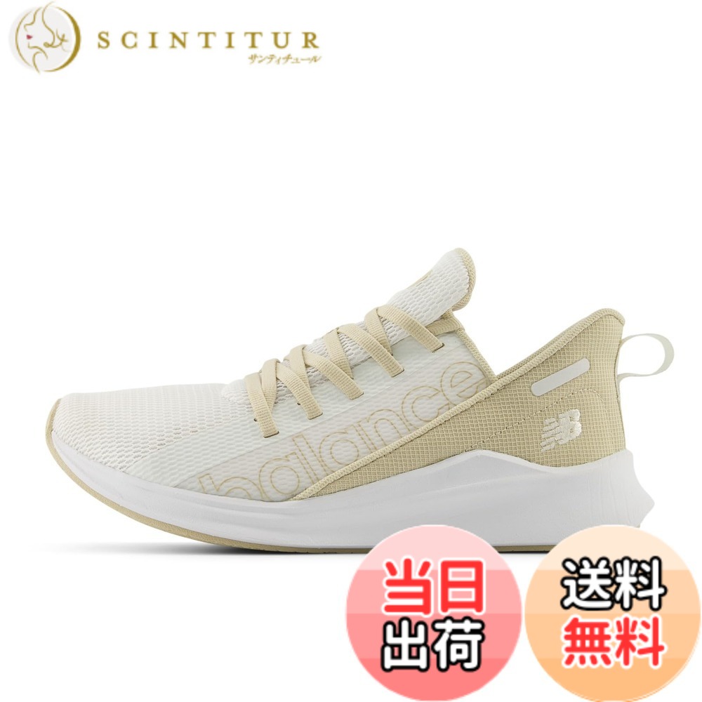 【送料無料】new balance(ニューバランス) レディース POWHER RUN WPHER パウハー ジム 普段履きフィットネスシューズ 色：AS2(ホワイト/ベージュ)、サイズ：22.5 cm D