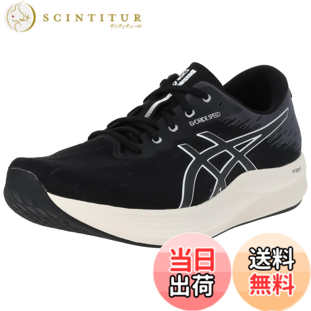 【送料無料】asics(アシックス) メンズ EvoRide SPEED 2ランニングシューズ 色：001(ブラック/ホワイト)、サイズ：27.5 cm 3E