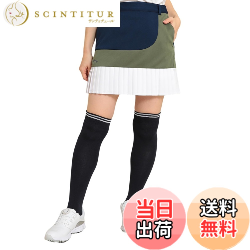 【貨物輸送無料】[キャロウェイ] レディース スコート(セットアップ客体・ダンボール編み物) / ゴルフ / C24128202レディース 色：1120_米国海軍、大きさ：SS