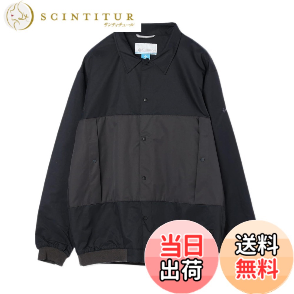 【貨物輸送無料】[コロンビア] アウトドア 上衣 メンズ キングストンループコーチジャケット Kingston Loop Coach Jacket PM0394 010 Ｂｌａｃｋ 色：Ｂｌａｃｋ、大きさ：M