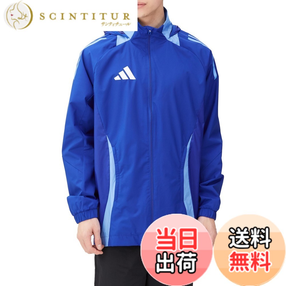 【送料無料】adidas(アディダス) サッカー ジャケットティロ 24 コンペティション オールウェザージャケット HBP45メンズ 色：チームロイヤルブルー(IR7561)、サイズ：S
