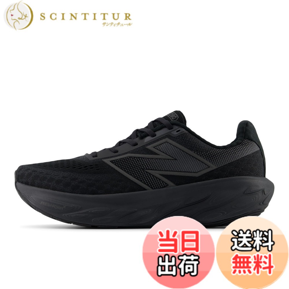 【送料無料】new balance(ニューバランス) メンズ [ニューバランス] ランニングシューズ Fresh Foam X 1080 v14 フレッシュフォーム クッション メンズ 旧モデルランニングシューズ 色：K14(ALL BLACK)、サイズ：25.5 cm 2E