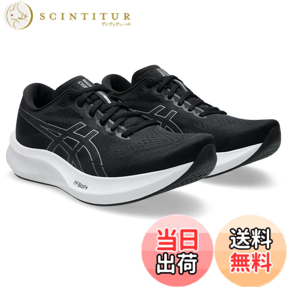 【送料無料】asics(アシックス) メンズ EvoRide Speed 3ランニングシューズ 色：001(ブラック/メトロポリス)、サイズ：29.0 cm 3E｜サンティチュール