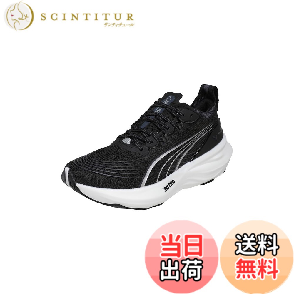 【送料無料】PUMA(プーマ) レディース フォーエバーラン ニトロ 2 ウィメンズ 310471ランニングシューズ 色：25年春夏カラー プーマ ブラック/プーマ ホワイト(01)、サイズ：22.5 cm